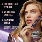 Maybelline Lash Sensational Mascara - Texture, Swatch & Consistency | fast dispatch across India from Curat Cart