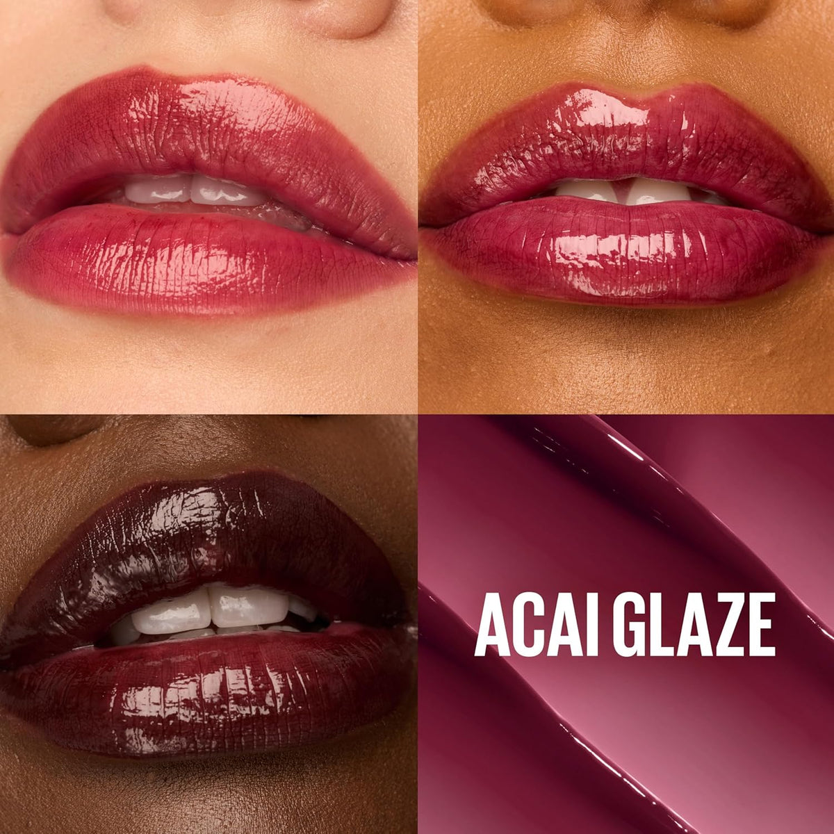 Explore the Maybelline Lifter Glaze Oil Balm in Acai Glaze. Available in India, order yours online for a luscious finish.