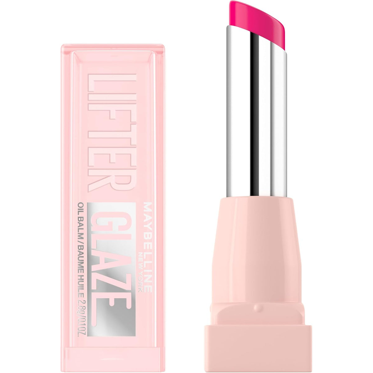 Discover Maybelline Lifter Glaze Oil Balm in vibrant pink, verified by CuratCart for quality and authenticity.