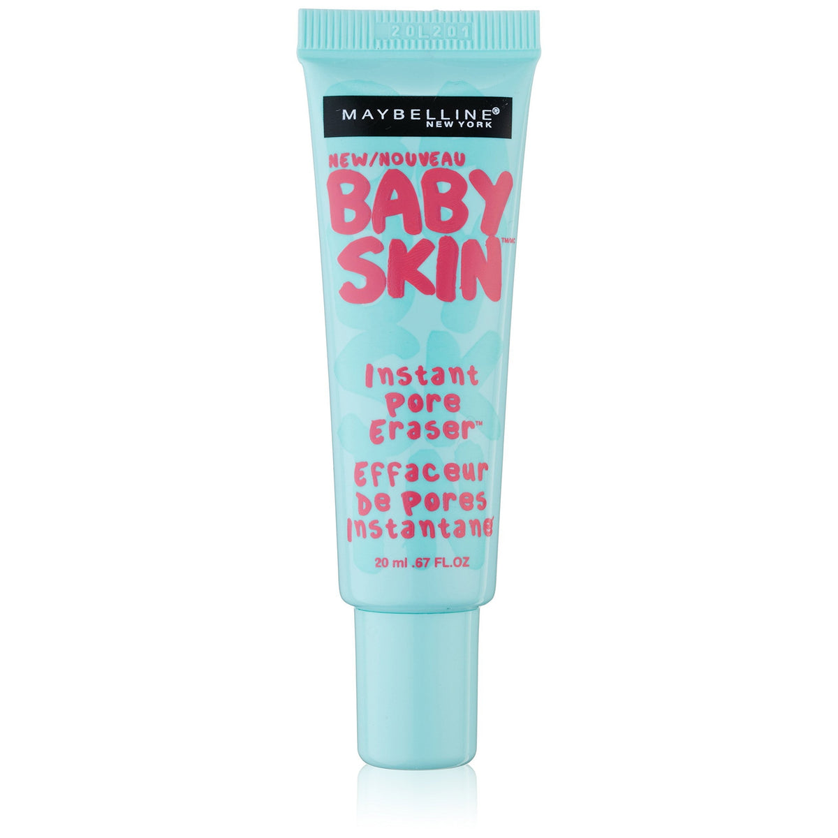 Maybelline Baby Skin Pore Eraser Primer in official packaging, perfect for a smooth, poreless finish. Available at Curat Cart.