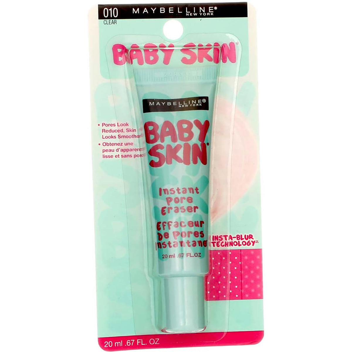 Maybelline Baby Skin Pore Eraser Primer, a premium import, enhances skin texture. Available at Curat Cart for flawless beauty.