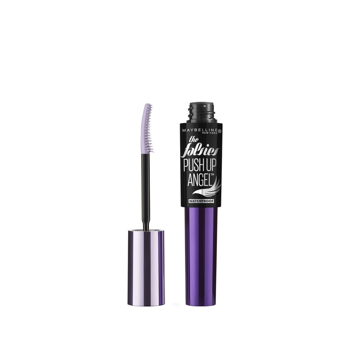 Discover the 100% genuine Maybelline Falsies Push Up Angel Mascara, featuring a unique brush for stunning lift and volume.