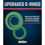 Enhance your pressure washer with McKillans Pressure Washer Quick Connect Kit featuring durable Viton O-rings for longevity. Perfect for leak prevention. Available at Curat Cart.