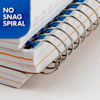 Discover the premium imported Mead Spiral Notebook 3 Subject at Curat Cart, featuring a no snag spiral for seamless note-taking.