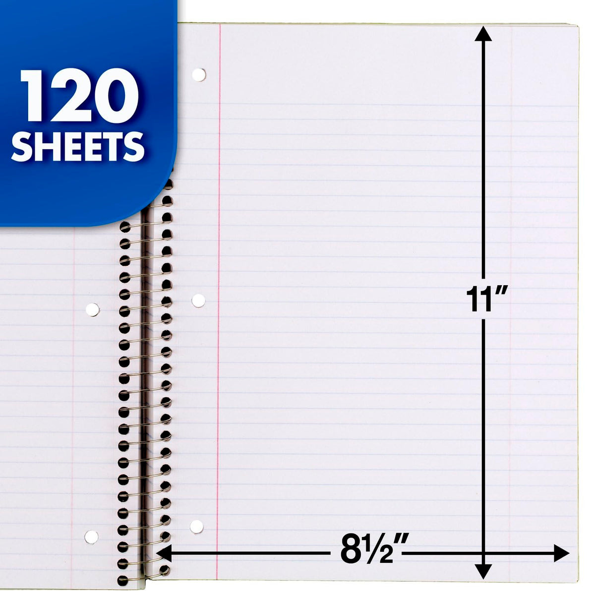 High-quality Mead Spiral Notebook with 120 sheets, perfect for notes and sketches. Available at Curat Cart.