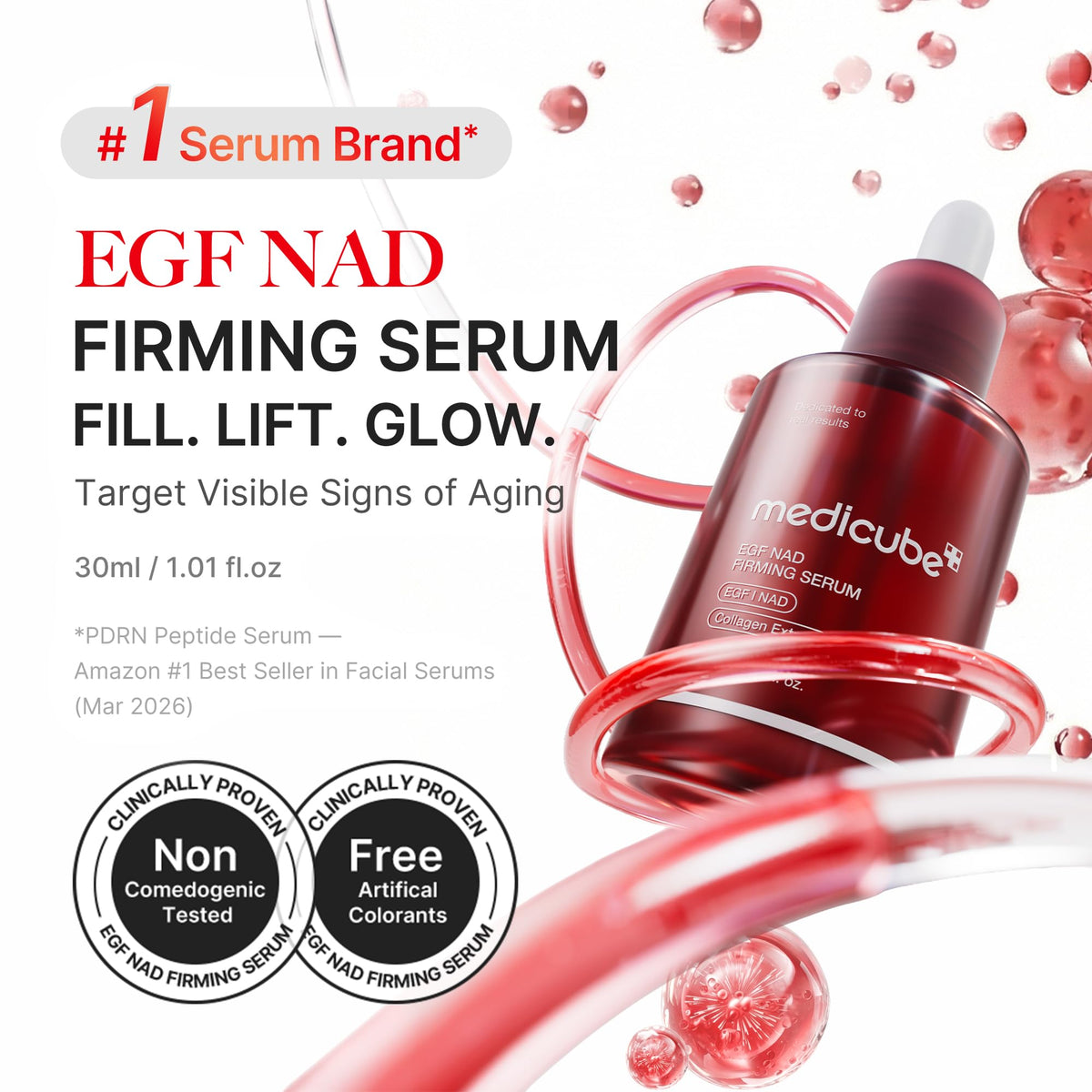 Medicube NAD EGF Firming Serum available in India. Order online to target visible signs of aging effectively.