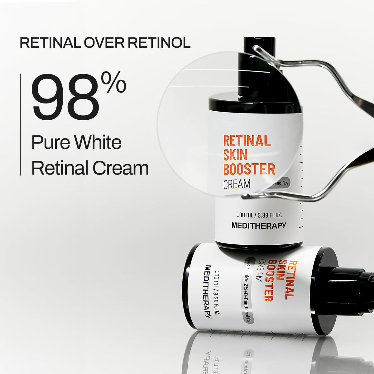Discover the 98% Pure White Retinal Skin Booster from MEDITHERAPY, 100% Authentic and available at Curat Cart in India.