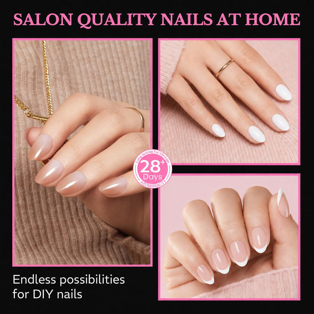 Achieve salon-quality nails at home with these 600 soft gel medium almond nail tips. Ideal for endless DIY nail designs.