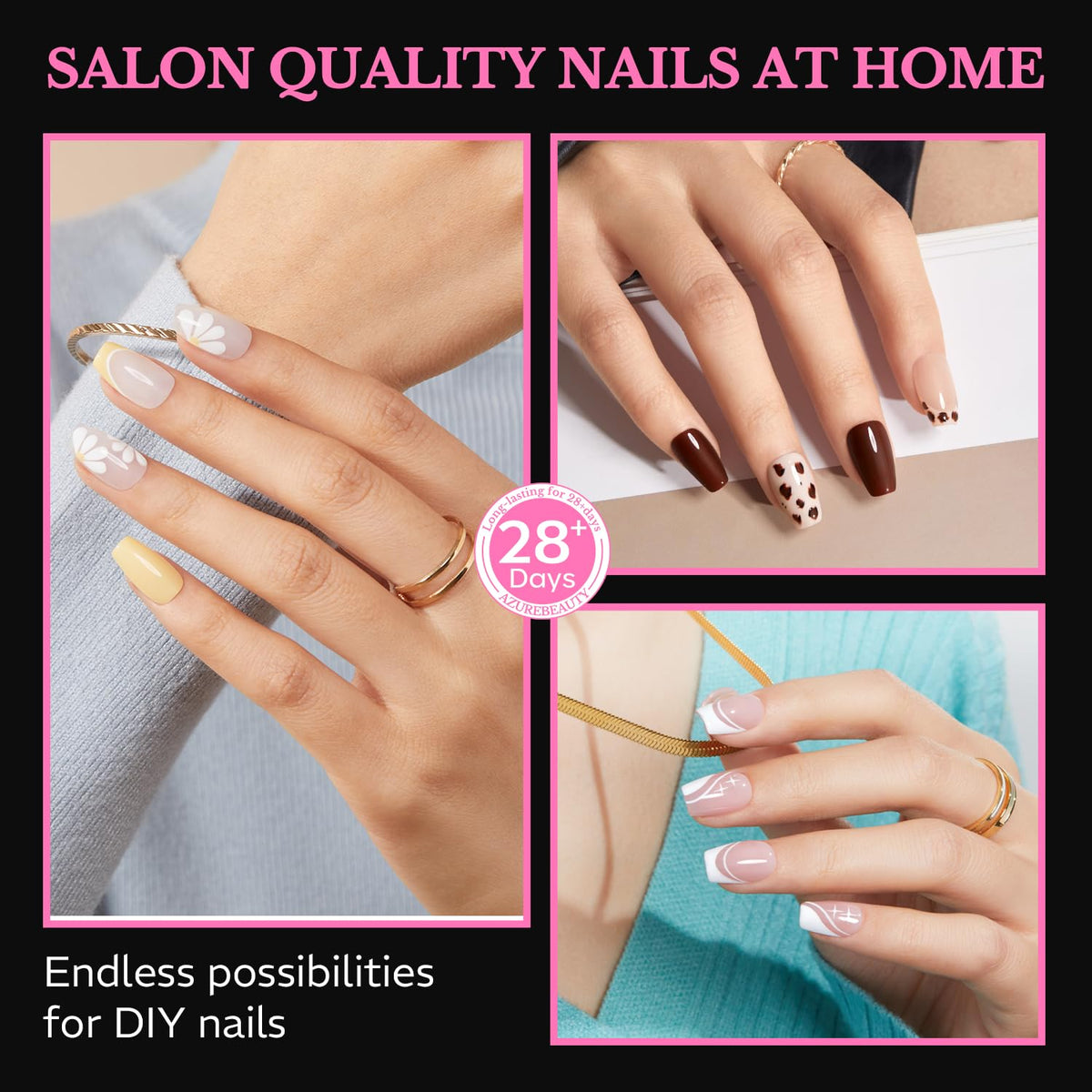 Explore salon-quality medium almond nail tips, 600 soft gel pieces, perfect for DIY nails. Verified by CuratCart.