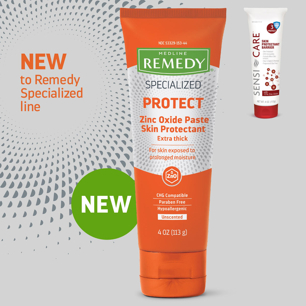 Medline Remedy Zinc Skin Paste provides extra thick protection for skin exposed to moisture. 100% Authentic, available at Curat Cart.