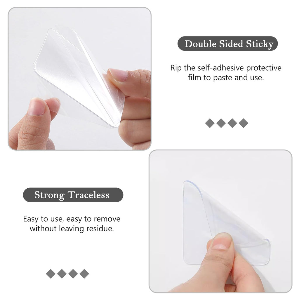 Medsuo Clear Double Sided Adhesive Pads, specially curated by Curat Cart, offer strong traceless adhesion, perfect for various uses.