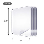 Medsuo Clear Double Sided Adhesive Pads, 10 pcs, 100% Authentic, available in India at Curat Cart.