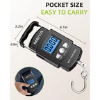 MEIYA Digital Fish Scale showcases a high-quality pocket-sized design, perfect for easy carrying. Available at Curat Cart.