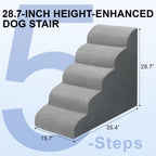 MEJYJEM Dog Stairs for Pets, 28.7-inch height, perfect for small dogs. 100% Authentic, Available in India at Curat Cart.
