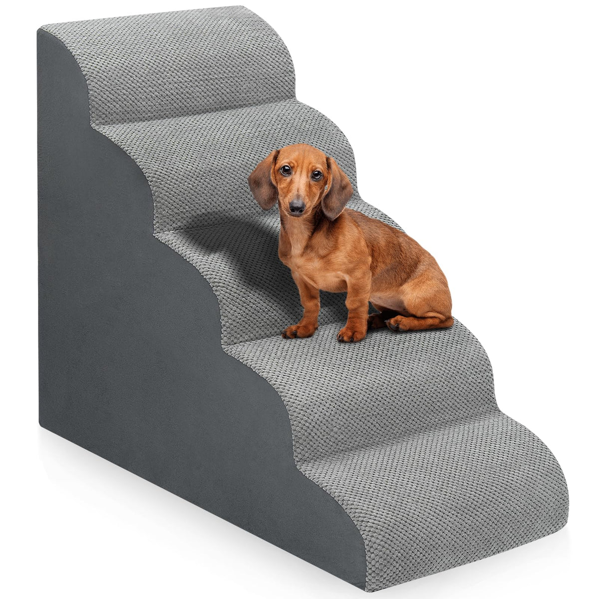MEJYJEM Dog Stairs for Pets, premium imported design, perfect for helping your pet reach higher places. Available at Curat Cart.