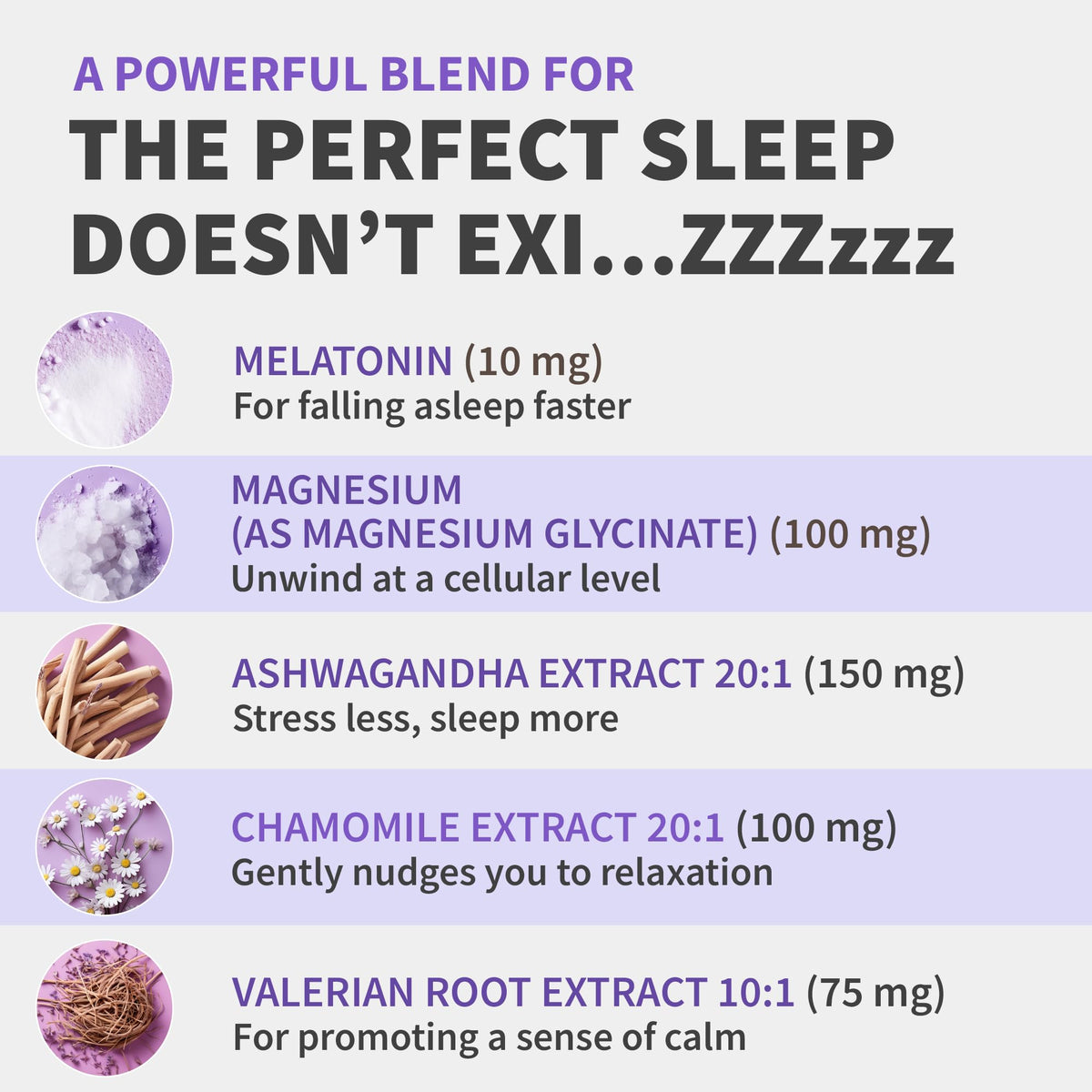 Premium imported Melatonin Sleep Capsules with a powerful blend for restful sleep, featuring key ingredients like Ashwagandha.