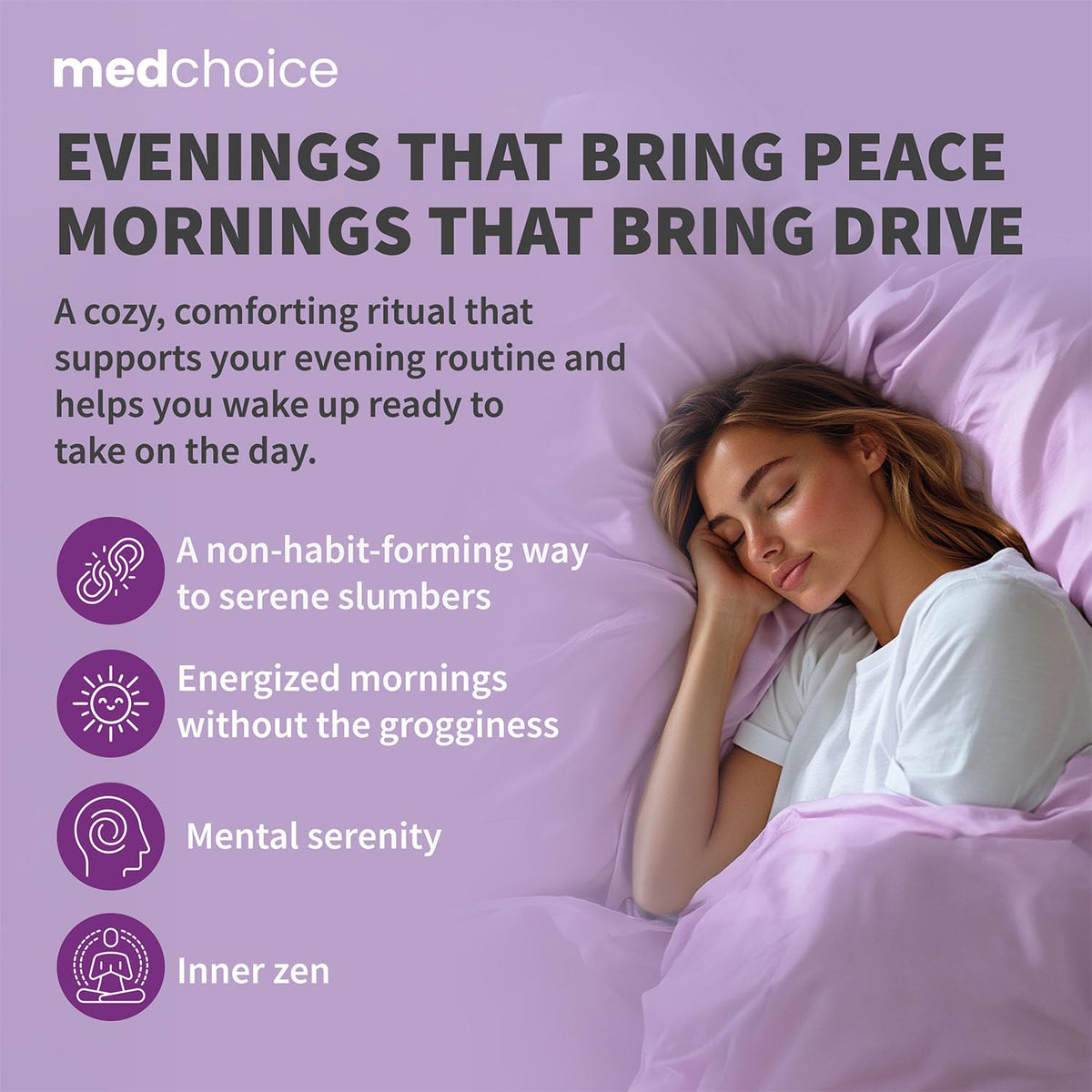 Discover Medchoice Melatonin Sleep Capsules, your natural aid for serene slumbers and energized mornings without grogginess.