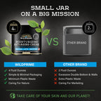Wildprime Men's Face Moisturizer offers 4 fl oz of premium anti-aging cream in eco-friendly packaging. Global favorite!