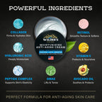 Wilder's Prime Men's Anti-Aging Moisturizer Cream features collagen, retinol, and hyaluronic acid for authentic hydration and skin nourishment.