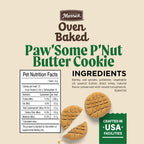 Merrick Oven Baked Peanut Butter Dog Treats, premium imported snacks for dogs, available at Curat Cart. Crafted in USA facilities.