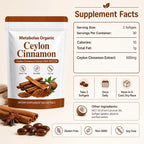 Metabolae Ceylon Cinnamon with MCT Oil, specially curated by Curat Cart, offers a premium dietary supplement for wellness.