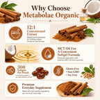 Metabolae Ceylon Cinnamon with MCT Oil offers a premium everyday supplement, ideal for enhancing wellness. Available at Curat Cart.