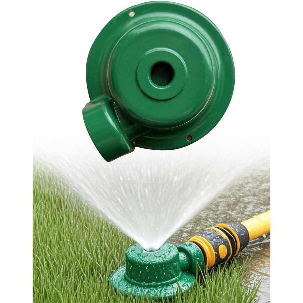 Experience efficient watering with this premium imported metal lawn sprinkler from Curat Cart, perfect for lush gardens. 