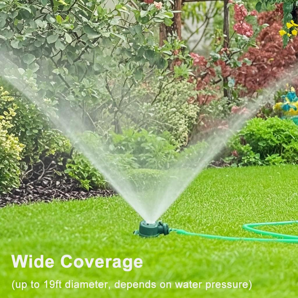 Experience wide coverage with this Metal Lawn Sprinkler, specially curated by Curat Cart for lush gardens in India.