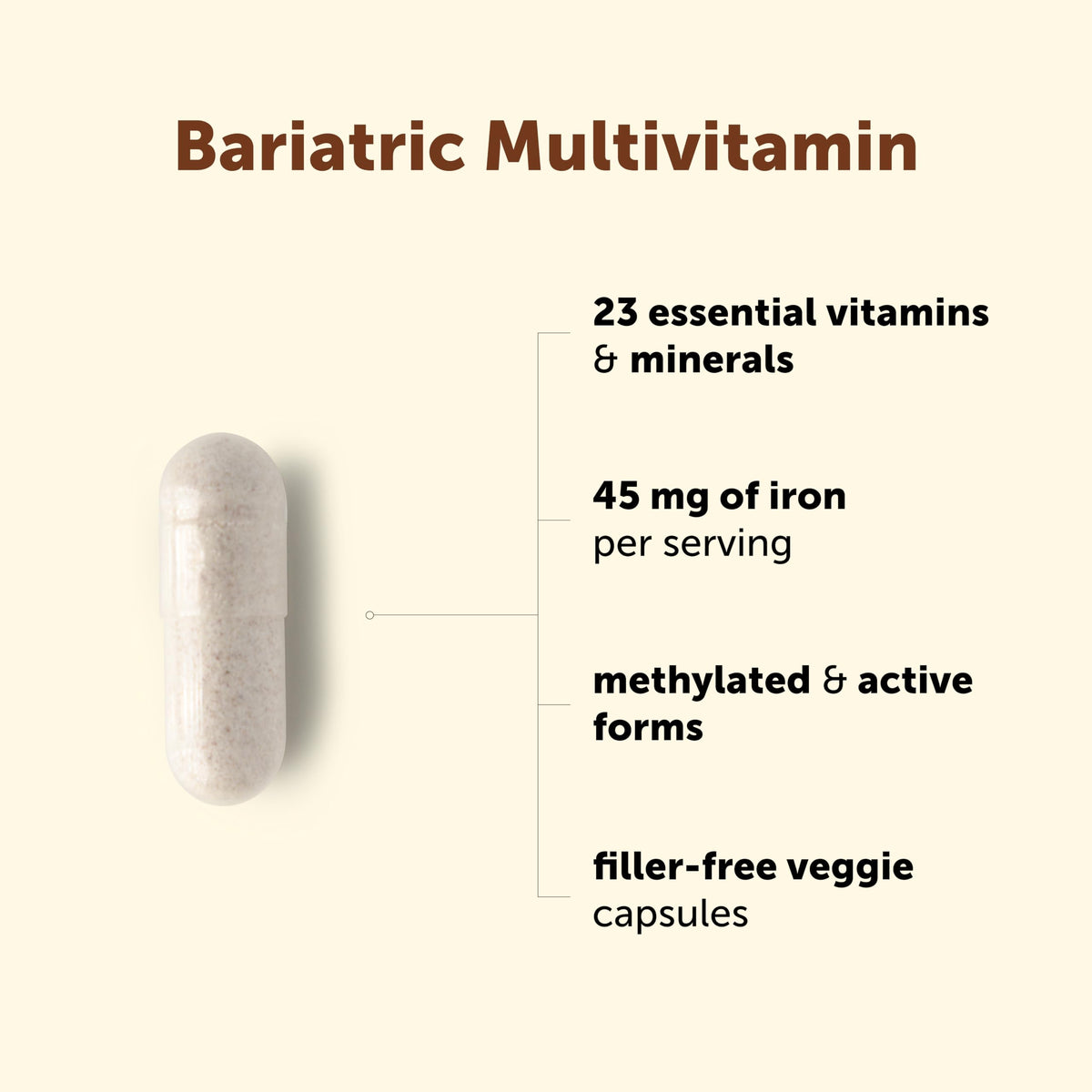 Discover the Micro Ingredients Bariatric Multivitamin with 23 essential vitamins, exclusively at Curat Cart for optimal health.