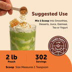 Micro Ingredients Bee Pollen Granules in a high-quality 2 lb pouch, perfect for smoothies and desserts. Available at Curat Cart.