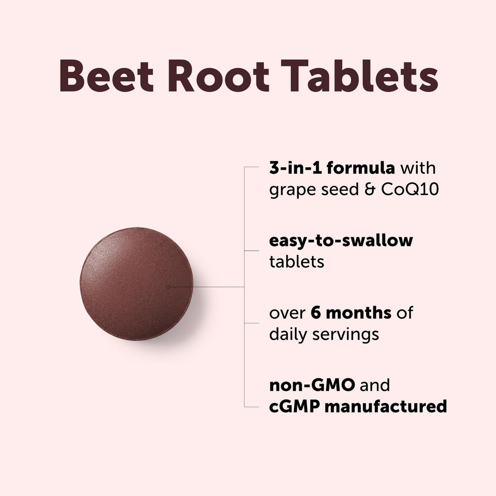 Micro Ingredients Beet Root Supplements in high-quality packaging, featuring easy-to-swallow tablets and a 3-in-1 formula. Available at Curat Cart.