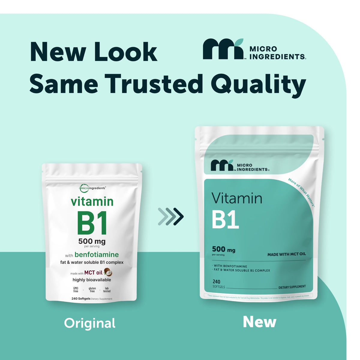Micro Ingredients Vitamin B1 Thiamine 500 mg offers trusted quality with MCT oil, available in India at Curat Cart. 100% Authentic.