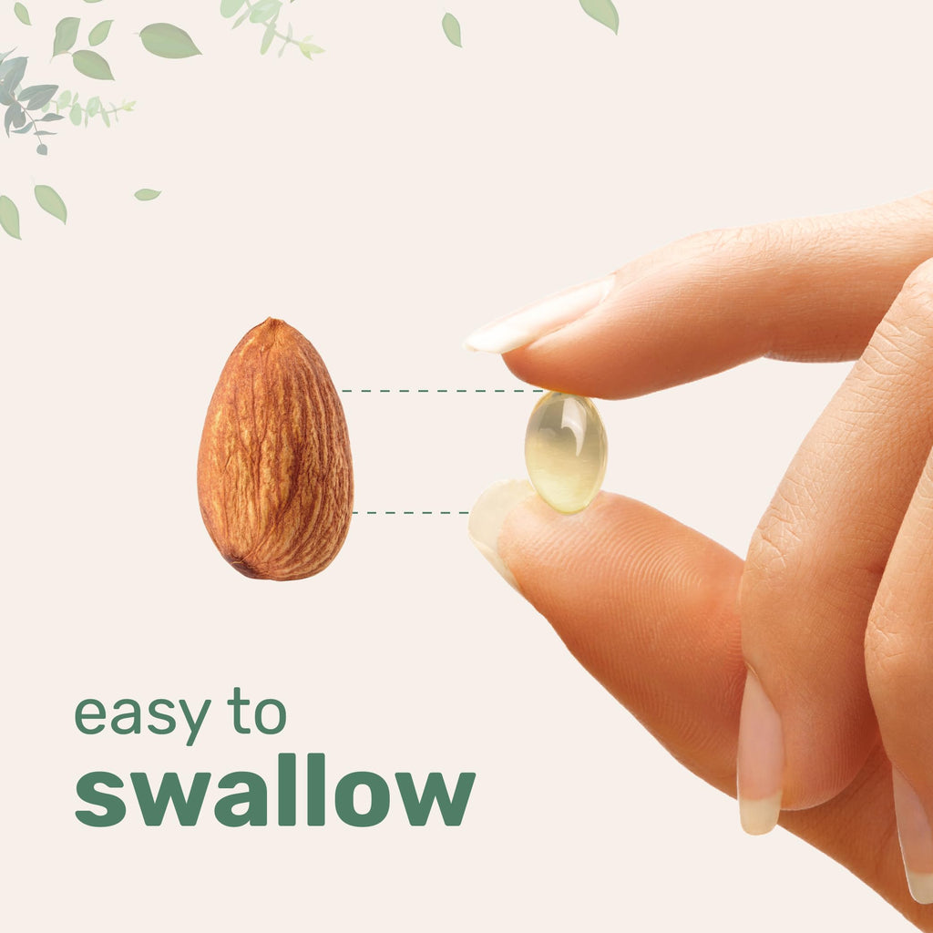 Micro Ingredients Vitamin E capsules are easy to swallow, perfect for daily use. Elevate your wellness routine with Curat Cart.