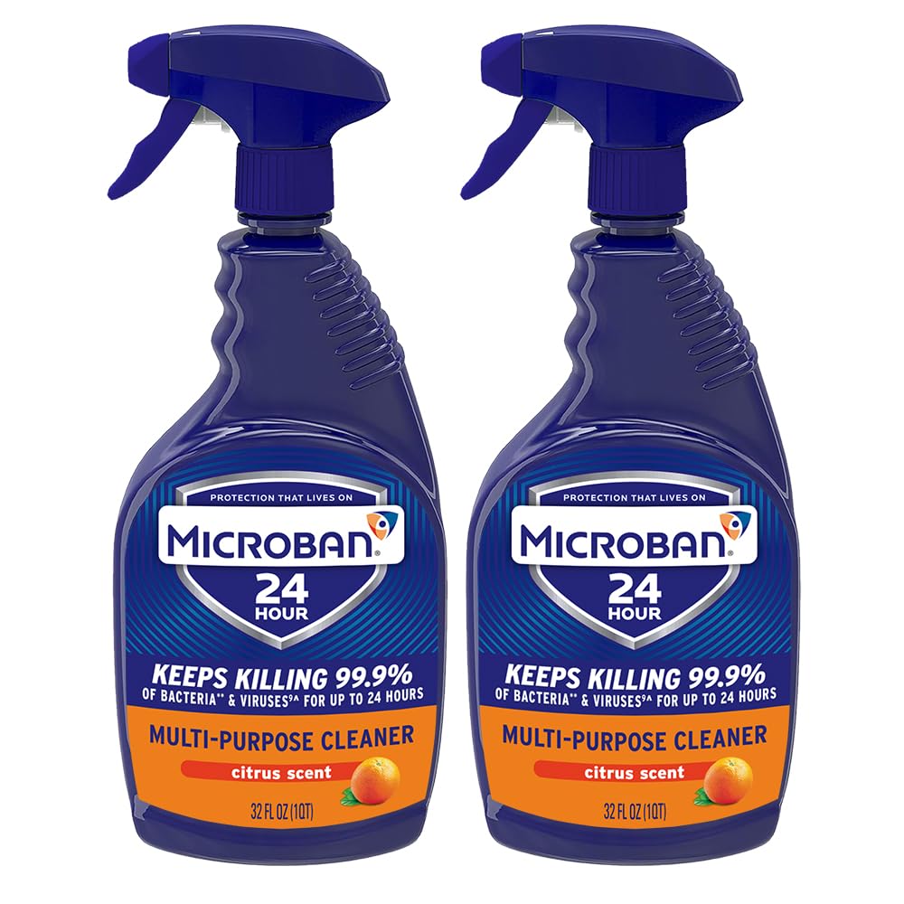 Experience the premium imported MICROBAN Multi-Purpose Cleaner, keeping surfaces germ-free for up to 24 hours. Available at Curat Cart.