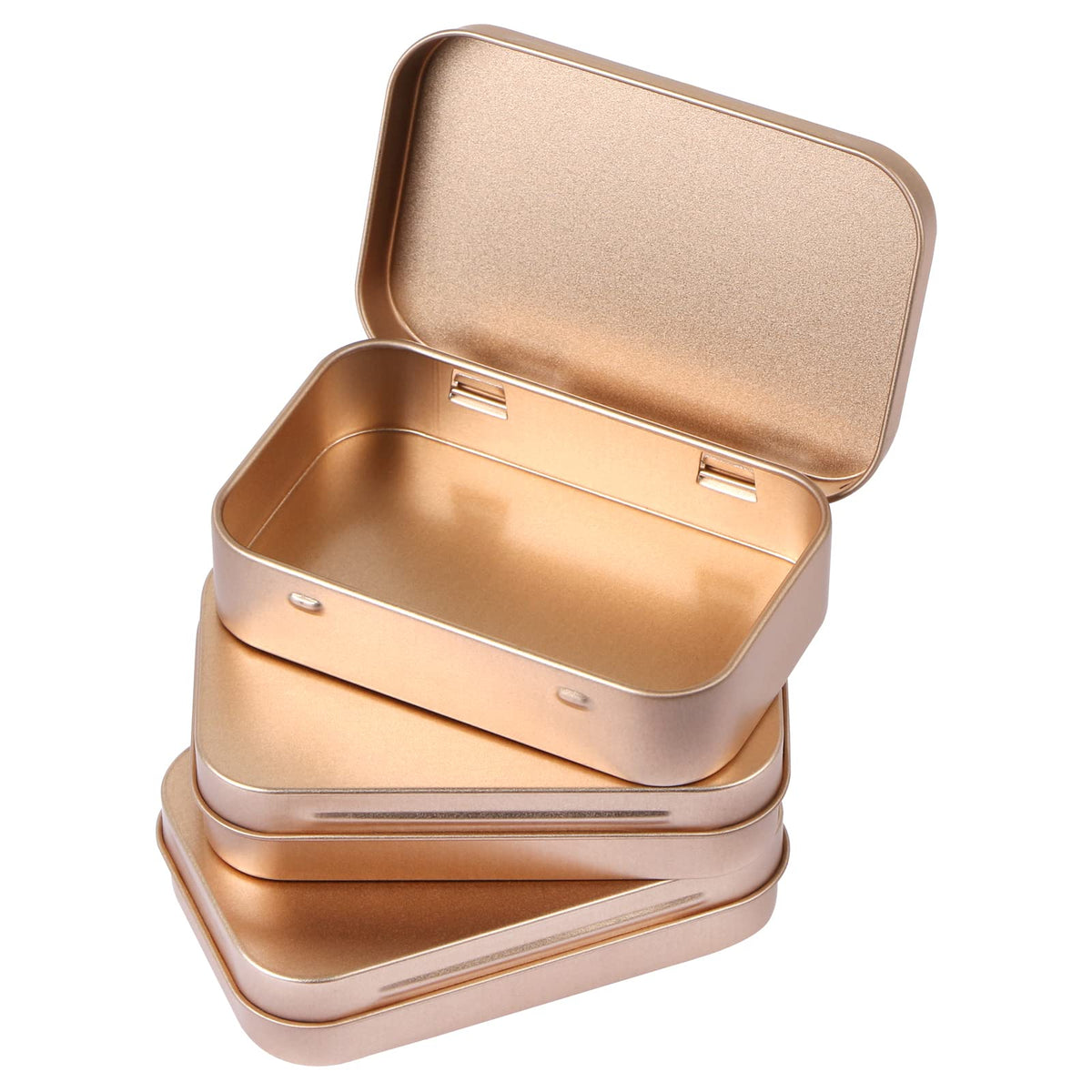 Explore the MIDELONG Metal Rectangular Tins Box, premium imported storage solution for your essentials. Available at Curat Cart.