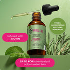 Mielle Organics Rosemary Mint Hair Oil - Side Profile & Box Packaging | original imported packaging available on Curat Cart I