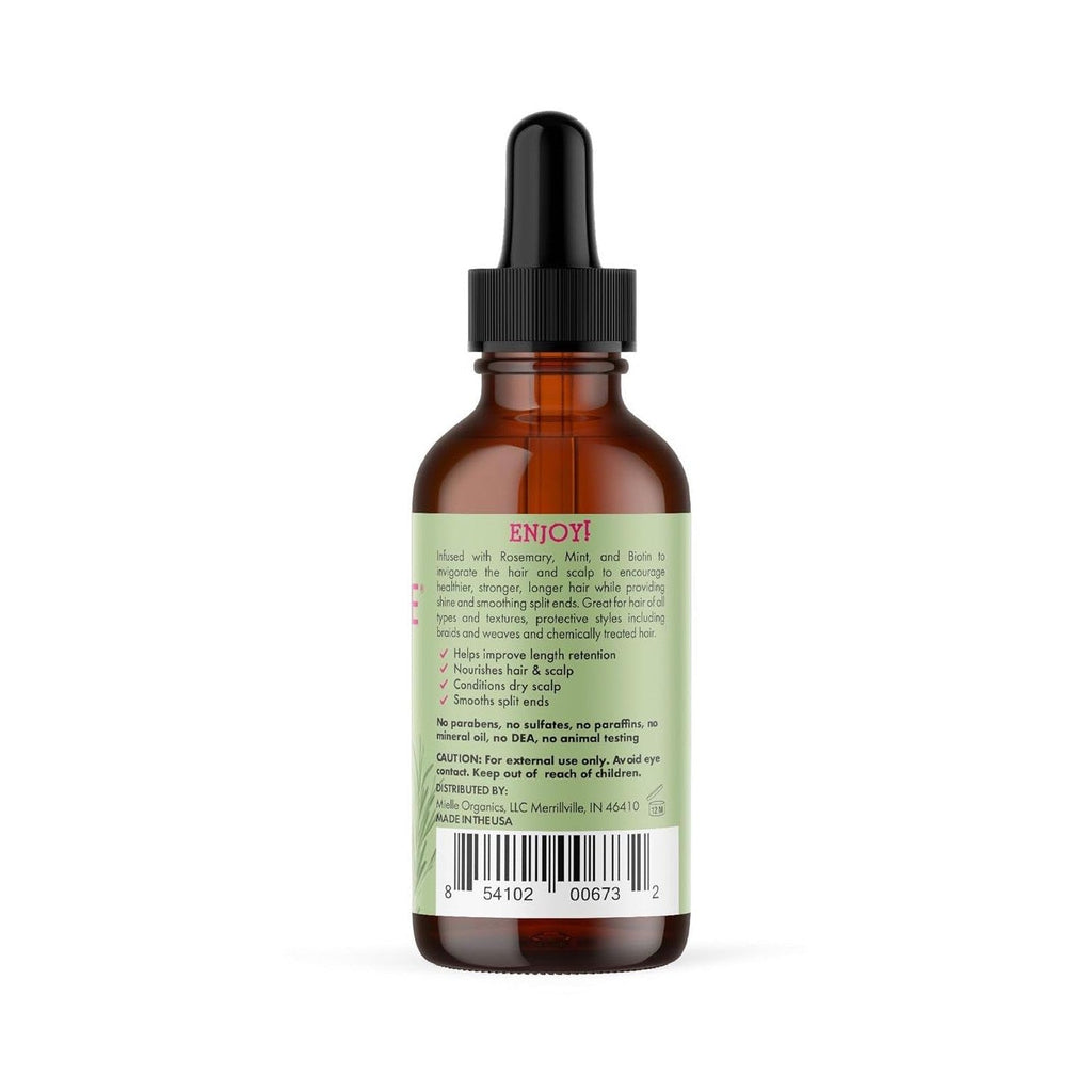 Mielle Organics Rosemary Mint Hair Oil - Texture, Swatch & Consistency | original imported packaging available on Curat Cart 