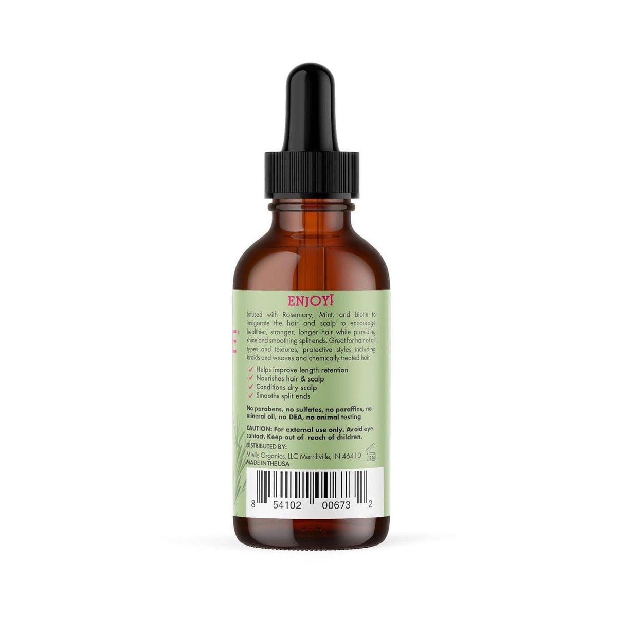 Mielle Organics Rosemary Mint Hair Oil - Texture, Swatch & Consistency | original imported packaging available on Curat Cart 