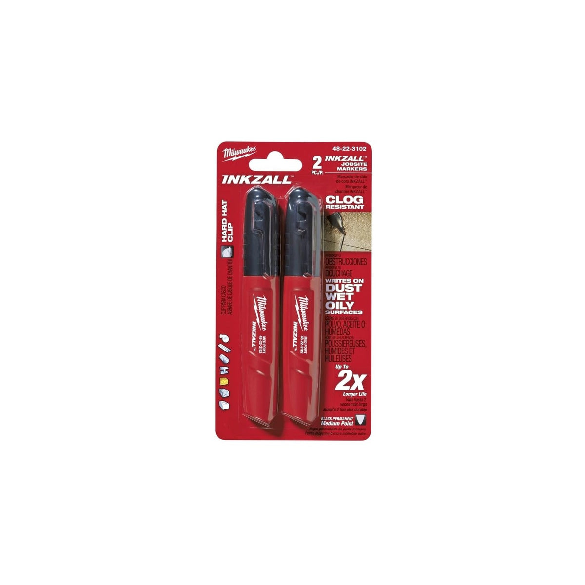 Discover the Milwaukee Inkzall Point Marker, a premium import perfect for oily surfaces. Available at Curat Cart for enhanced performance.