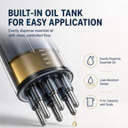 Experience precision with the Minoxidil Scalp Applicator Comb, featuring a built-in oil tank for easy application. Specially curated by Curat Cart.