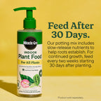 Miracle-Gro Indoor Potting Mix in high-quality packaging promotes nutrient-rich growth. Available at Curat Cart.
