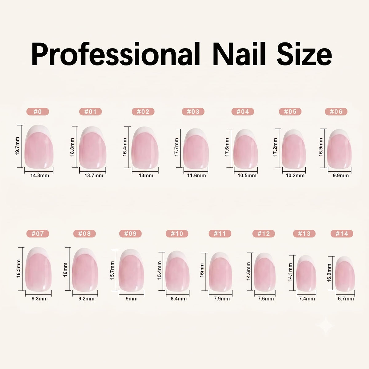 Stylish Misssix short press-on nails featuring a French tip design, ideal for quick, salon-quality manicures at home.