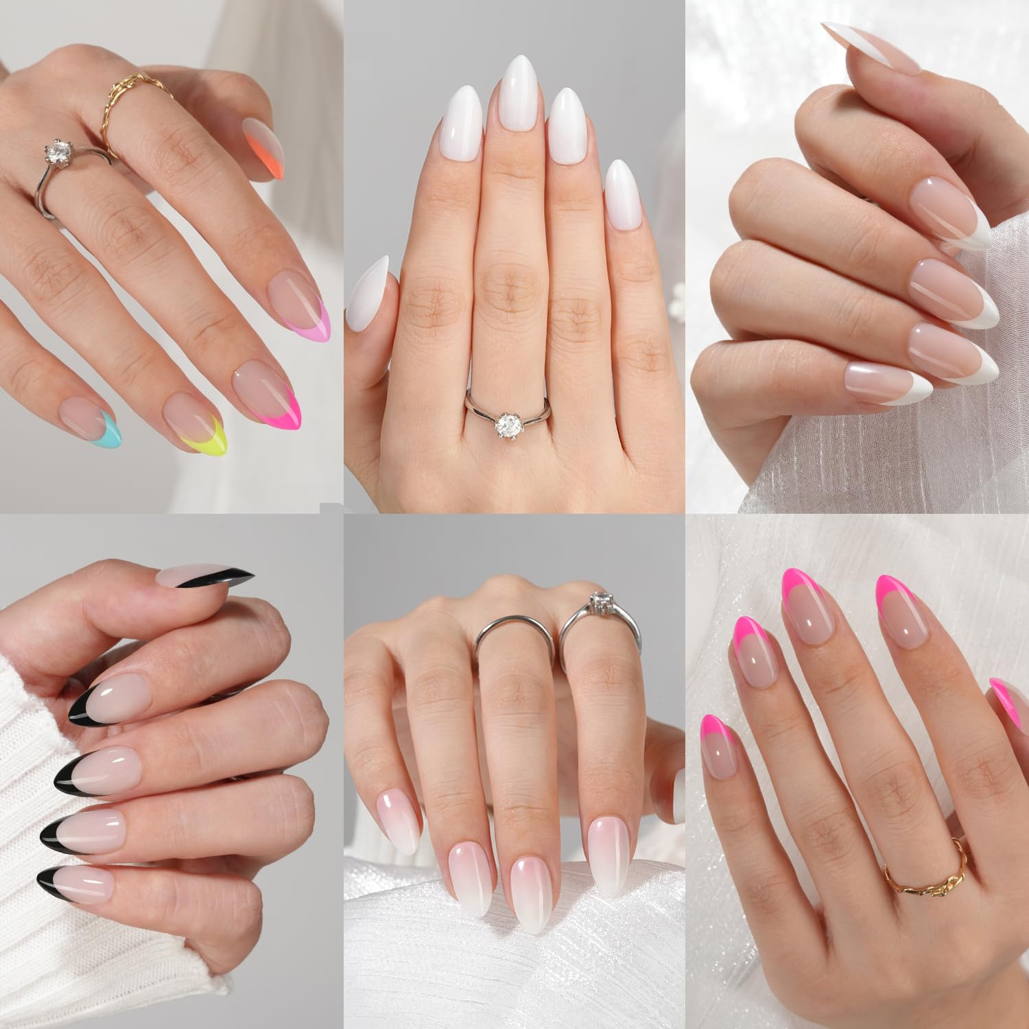 Discover Misssix French Tip Press On Nails Short in various styles. Available for online order in India. Elevate your nail game today!