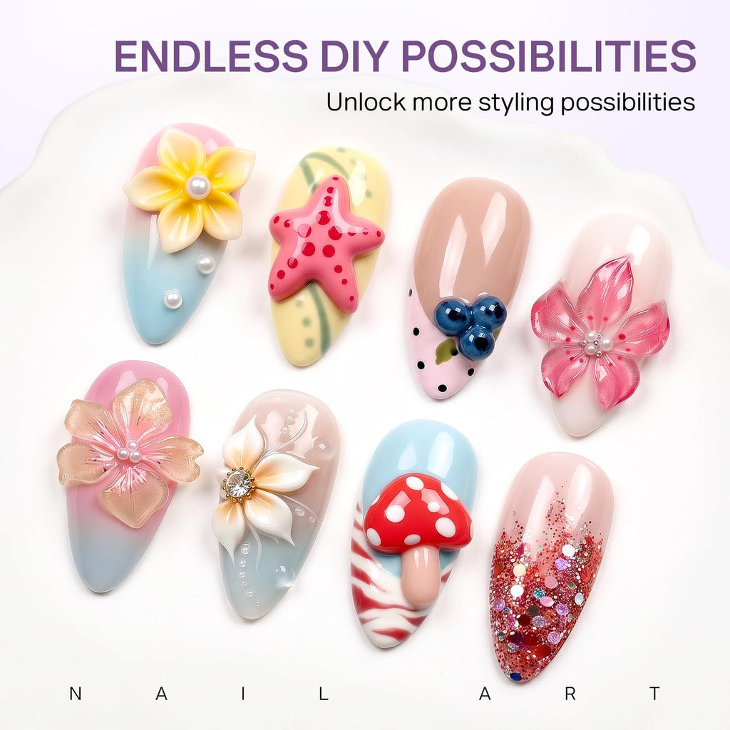 Explore endless DIY possibilities with MIZHSE 3D Sculpting Gel for Nail Art, perfect for creating stunning designs.
