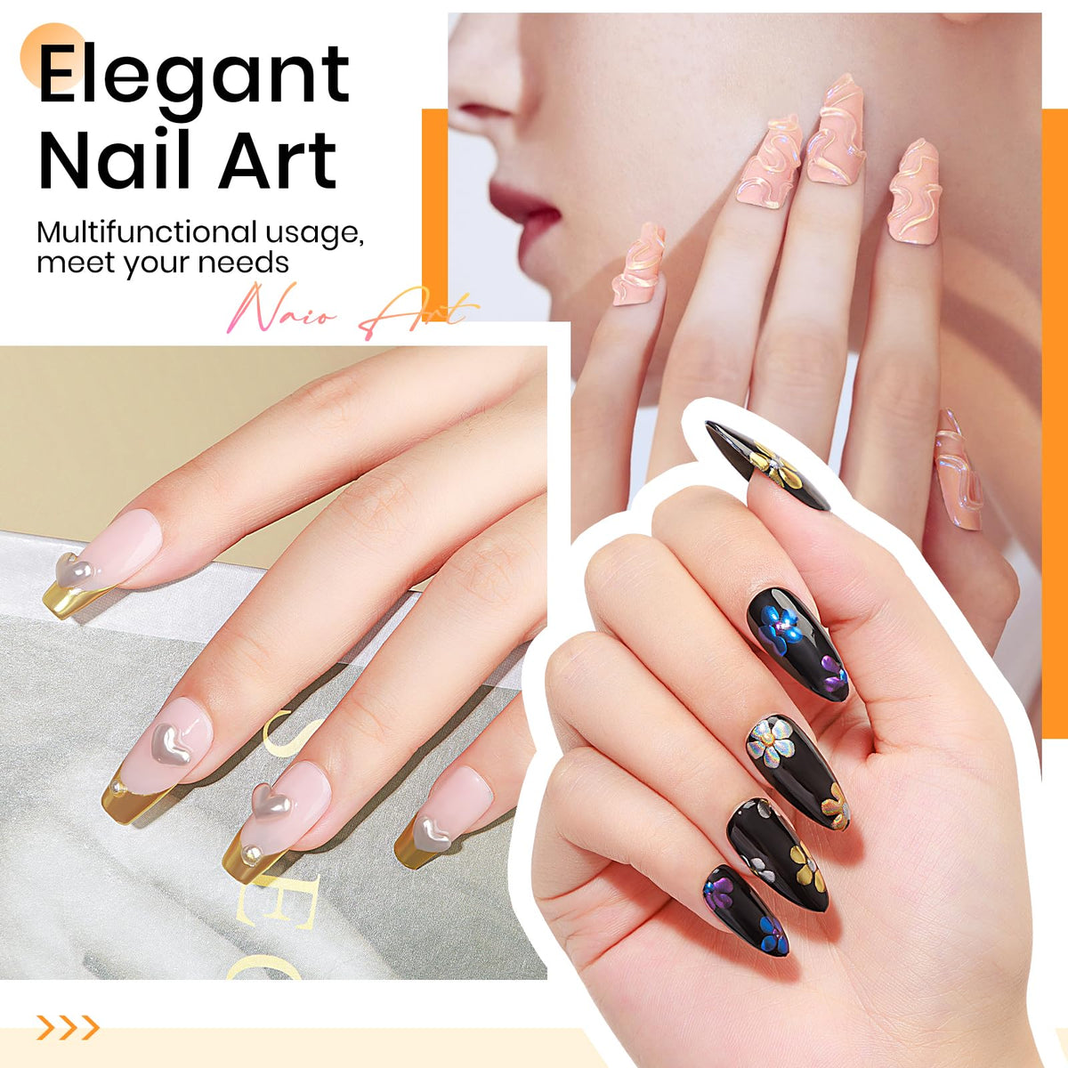 MIZHSE 3D Sculpting Gel for Nail Art, 100% genuine, ideal for creating unique nail designs with a multifunctional approach.