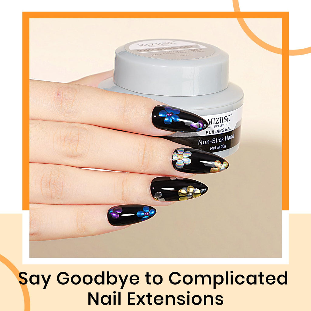 MIZHSE 3D Sculpting Gel, imported for professional nail art. Ideal for creating stunning designs without extensions.
