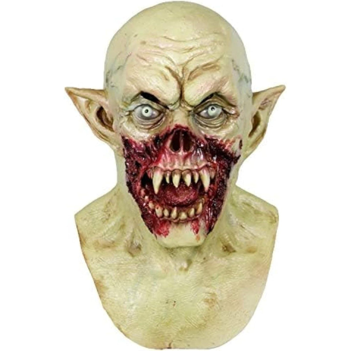 Discover the MOLEZU Vampire Zombie Head Mask, a 100% genuine, detailed prop perfect for Halloween or costume parties.