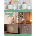 Momcozy Baby Bottle Warmer features thawing, heating, and night light functions. 100% Authentic, available at Curat Cart in India.