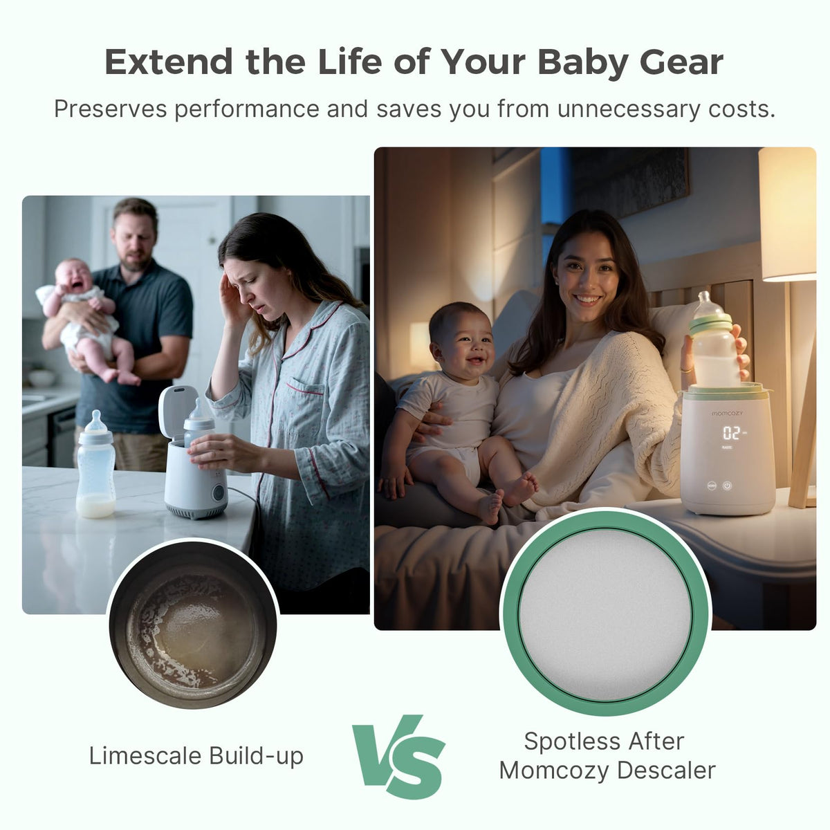 Momcozy Descaling Tablets effectively remove limescale buildup, ensuring longevity for your baby gear. Perfect for daily use at Curat Cart.