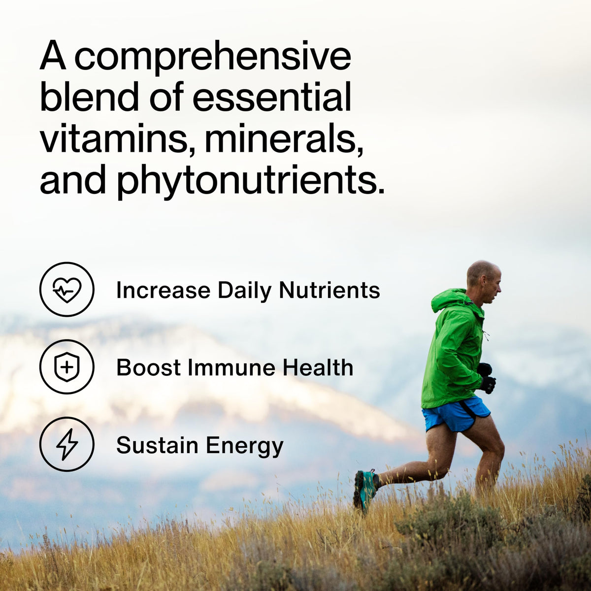 Momentous Essential Multivitamin offers a high-quality blend of vitamins, minerals, and phytonutrients to boost energy and immunity. Available at Curat Cart.